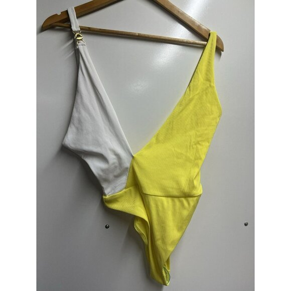 Zara NEW One Piece Colorblock Swimwear Size Small - Picture 4 of 9